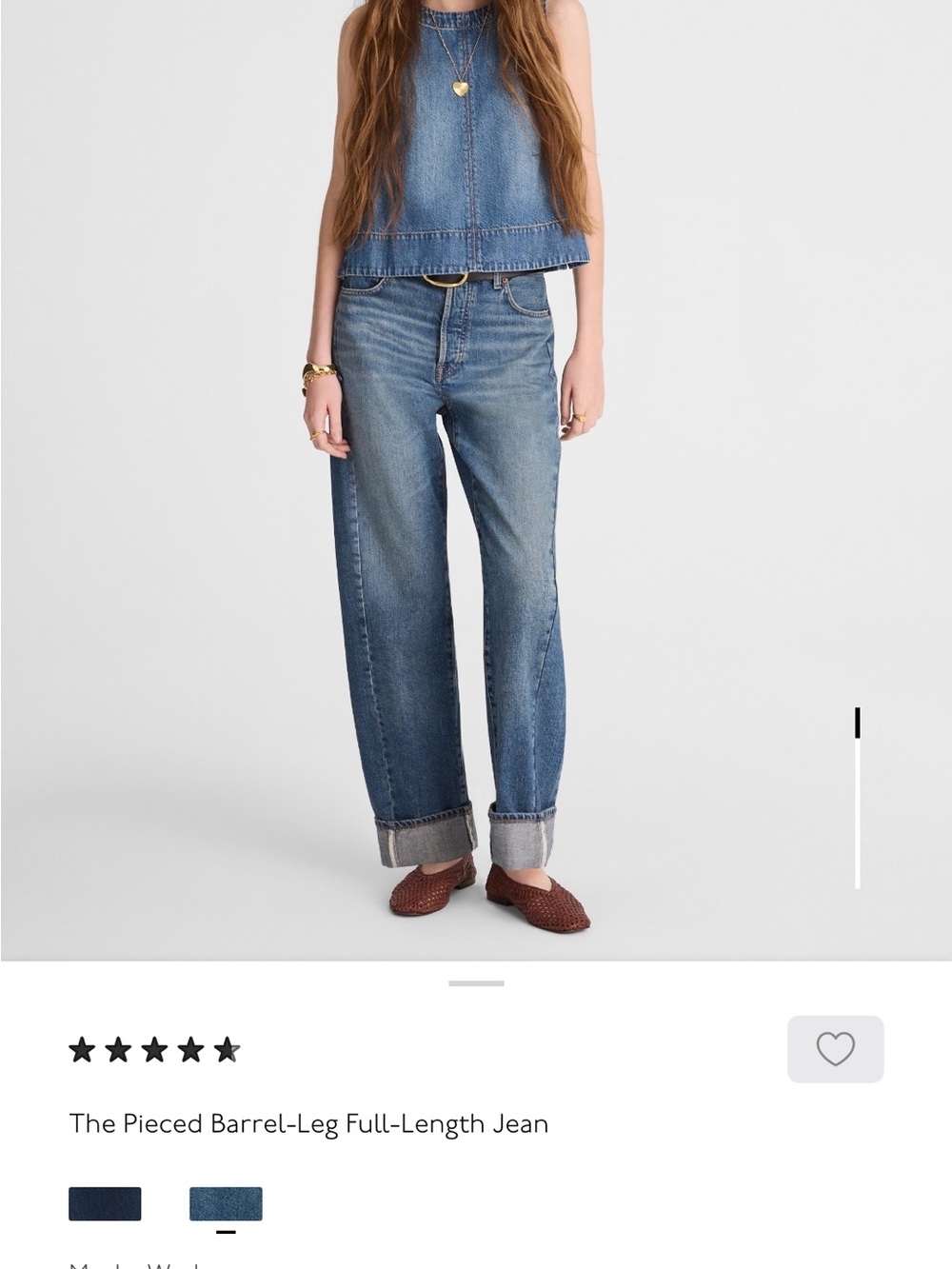 Madewell Relaxed Boyfriend Jeans in Blue Wash